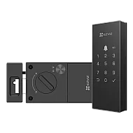 Yala inteligenta ,Wi-Fi, sonerie incorporata, verificare status inchidere, alarma anti-furt - EZVIZ CS-DL03(WP)-Black