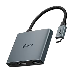Hub USB-C 3-in-1, 1 x USB-C PD 100W, 1 x USB-A 5Gbps, 1 x HDMI 4K@60Hz - TP-Link UH3020C