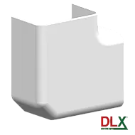 Unghi plan 90Â° ajustabil pentru canal cablu 102x50 mm - DLX DLX-102-03