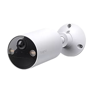 Camera IP Smart Wi-Fi, 3MP, Baterie reincarcabila, Audio bidirectional, Alarma - TP-Link Tapo TapoC410
