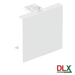 Capac fals pentru aparataj 45x45 mm (2 module) - DLX DLX-245-48 Capac fals pentru aparataj 45x45 mm (2 module) - DLX DLX-245-48