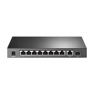 Switch 8 x  RJ45 Gigabit PoE, 1 x RJ45 Gigabit, Buget PoE 63W, Unmanaged - TP-Link TL-SG1210P