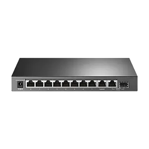Switch 8 x RJ45 1G PoE, 1 x RJ45 1G, 1 x combo RJ45/SFP 1G, Buget PoE 123W, Unmanaged - TP-Link TL-SG1210MP
