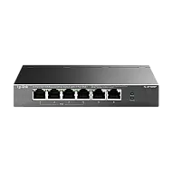 Switch 4 porturi RJ45 10/100 Mbps PoE, 2 x RJ45 10/100 Mbps, Buget PoE 67W, Unmanaged - TP-Link TL-SF1006P