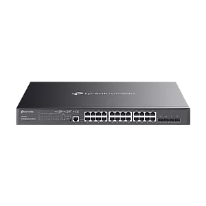 Switch 24 x RJ45 Gigabit PoE, 4 x SFP+ 10G, Buget PoE 384W, L2 Management, 1U - TP-Link Omada SG3428XMP