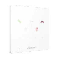 Post interior interfon TCP/IP, 9 butoane, PoE, Alarma IN, ALB - HIKVISION DS-KH6000-E1-White