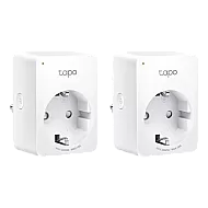 Pachet 2 prize smart, 16A, Wi-Fi, control vocal, monitorizare consum - TP-Link Tapo TapoP110(2-pack)