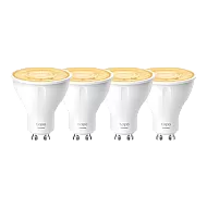 Set 4 becuri smart Wi-Fi, lumina calda 2700K ajustabila, 350 lm, GU10 - TP-Link Tapo TapoL610(4-pack)