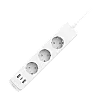 Prelungitor Wi-Fi Smart, 3 prize, 1 x USB-C, 2 x USB-A - TP-Link Tapo TapoP300 – TP-LINK TapoP300