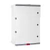 Cutie distributie IP67 din ABS gri, usa mata, placa metalica, 400x600x200 mm PD406020 – Plastim PD406020