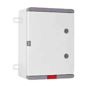 Cutie distributie IP67 din ABS gri, usa mata, placa metalica, 250x350x150 mm PD253515