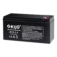 Acumulator AGM 12V, 3.2 Ah, F1 - KIJO JS12-3.2