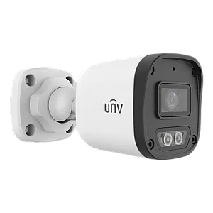 Camera IP ColorHunter 4MP, lentila 2.8mm, IR 30m, WL 15m, Mic, PoE, IP67 - UNV IPC2124LB-AF28-DL-ECO