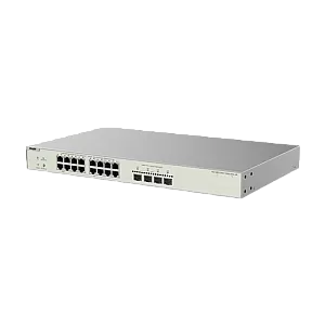 Switch L2+, 12 x RJ45 2.5G PoE+, 4 x RJ45 2.5G Hi-PoE, 4 x SFP+ 10G, Cloud Management, 1U - Ruijie RG-NBS3300-16MG4XS-HP