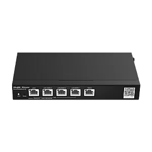 Router 4 x RJ45 1G PoE, 1 x RJ45 1G, Buget PoE 60W, Multi-WAN, Cloud Management - Ruijie RG-EG305GH-P-E