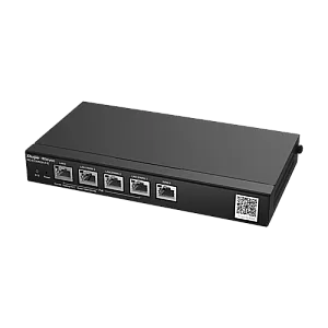 Router 4 x RJ45 1G PoE, 1 x RJ45 1G, Buget PoE 60W, Multi-WAN, Cloud Management - Ruijie RG-EG305GH-P-E