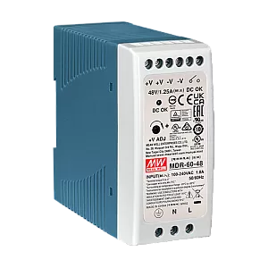 Sursa de alimentare in comutatie, 48V/1.25A, 60W, sina DIN - MEAN WELL MDR-60-48