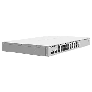 Switch 2 x QSF28 100G, 16 x SFP28 25G, 2 x RJ45 100 Mbps, 1U - MikroTik CRS518-16XS-2XQ-RM