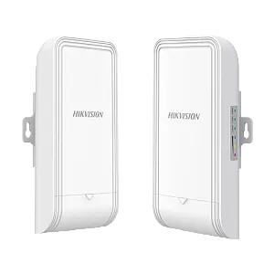 Set Bridge wireless 2.4GHz, 300Mbps, 1 km, 7dBi, PoE IN/OUT, Management - HIKVISION  DS-3WF1000-EI-2N-P
