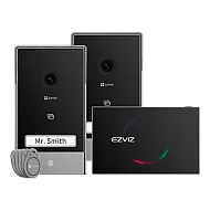 Kit video-interfon, monitor tactil 7', 2 posturi exterioare, camera 2K, audio, IR 6m, Wi-Fi - EZVIZ CS-HP7(3MP,2-Entry Kit) Kit video-interfon, monitor tactil 7', 2 posturi exterioare, camera 2K, audio, IR 6m, Wi-Fi - EZVIZ CS-HP7(3MP,2-Entry Kit)