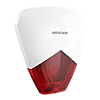 Sirena cablata AX PRO de exterior cu flash, led Rosu, IP54 - HIKVISION DS-PS1-R – HIKVISION DS-PS1-R