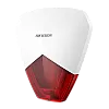 Sirena cablata AX PRO de exterior cu flash, led Rosu, IP54 - HIKVISION DS-PS1-R – HIKVISION DS-PS1-R
