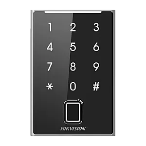 Cititor de proximitate MIFARE, amprenta, tastatura integrata, Bluetooth, Wiegand, RS485 - HIKVISION DS-K1109DKFB