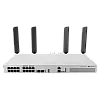 Switch L3, Wi-Fi 6 Dual-Band, 8 x RJ45 1G PoE, 8 x RJ45 1G, 2 x SFP+ 10G, 2 x AC, 1U - MikroTik CRS418-8P-8G-2S+5axQ2axQ-RM – Mikrotik CRS418-8P-8G-2S+5axQ2axQ-RM