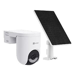 Camera IP Wi-Fi6 & 4G PT + Panou solar 5W, 2K+, baterie 5.200 mAh, Audio, IR+WL 15m, Alarma - Ezviz CS-HB8c-4G-KIT