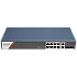 Switch 8 x RJ45 1G PoE 802.3af/at/bt, 2 x RJ45 1G, 2 x SFP 1G, Management - HIKVISION DS-3E1512HP-SI-8P2T2F
