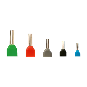 Terminale izolate cu capat dublu, sectiune transversala 2x0.5mmp, 1000buc/set PKY-22005