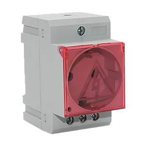 Priza pentru sina DIN, 16A - Plastim PPR