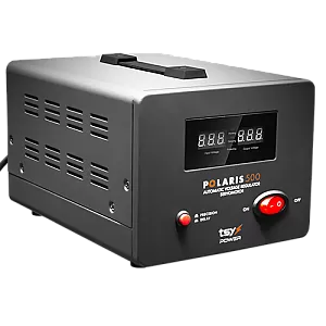Regulator de tensiune cu servomotor, 500VA, tensiune la intrare 150-260V, delay 6-180s AVR-POLARIS-500VA Regulator de tensiune cu servomotor, 500VA, tensiune la intrare 150-260V, delay 6-180s AVR-POLARIS-500VA