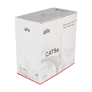 Cablu UTP cat5e 0.45mm, cupru integral, cutie 305 metri, ECA - UNV CAB-LC2100A-E2-ECA-IN