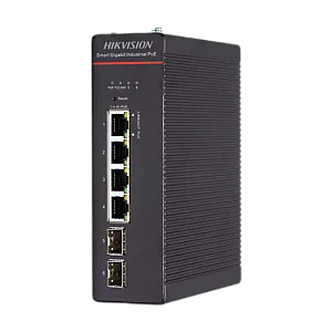 Switch industrial 4 x 1G PoE 802.3bt, 2 x SFP 1G, fara sursa, Management - HIKVISION DS-3T1506HP-SI-4P2F