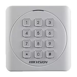 Cititor de proximitate RFID MIFARE 13.56Mhz cu tastatura integrata -HIKVISION DS-K1801MK