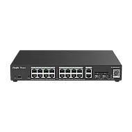 Switch L2, 16 x RJ45 1G PoE, 2 x SFP 1G, 2 x RJ45 1G, Cloud Management - Ruijie Reyee RG-ES220GS-LP