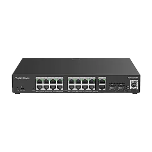 Switch L2, 16 x RJ45 1G PoE, 2 x SFP 1G, 2 x RJ45 1G, Cloud Management - Ruijie Reyee RG-ES220GS-LP