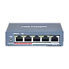 Switch 4 x RJ45 10/100 Mbps PoE, 1 x RJ45 10/100 Mbps, Unmanaged - HIKVISION DS-3E0105P-E – HIKVISION DS-3E0105P-E