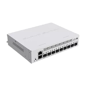 Switch L3, 5 x SFP 1G, 4 x SFP+ 10G, 1 x RJ45 1G, PoE In af/at, 1U - Mikrotik CRS310-1G-5S-4S+IN