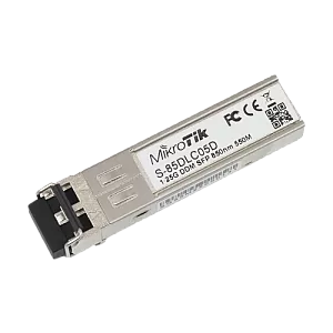 Modul SFP, 1.25G, Dual LC MM, 550m, 850nm - Mikrotik S-85DLC05D