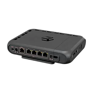 Router hAP be³, Wi-Fi 7, Triple-Band, 5 x RJ45 2.5G, IoT, Bluetooth, PoE-In af/at - MikroTik MA53UG+HbeH
