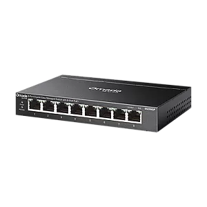 Switch L2, 8 x RJ45 1G PoE, Buget PoE 64W, Easy Managed - TP-Link Omada ES208GP