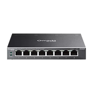 Switch L2, 8 x RJ45 1G PoE, Buget PoE 64W, Easy Managed - TP-Link Omada ES208GP