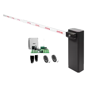 KIT complet bariera acces AUTO / 6 m, montaj universal ST/DR - MOTORLINE TURBO-6-LITE+ZUM75HTSL-6-KIT