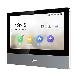 Monitor videointerfon TCP/IP Wireless, Touch Screen IPS-TFT LCD 7inch - HIKVISION DS-KH8350-WTE1