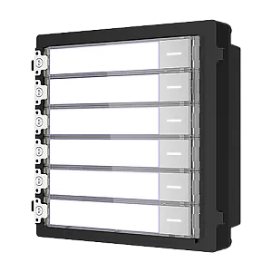 Modul extensie afisaj 6 familii pentru Interfon modular - HIKVISION DS-KD-KK