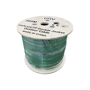 Cablu UTP DE EXTERIOR, cat 6E, CUPRU 100%, tambur 305 metri - UNV  CAB-LC3110B-E-IN