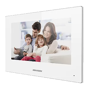 Monitor videointerfon TCP/IP Wireless, Touch Screen TFT LCD 7inch, ALB - HIKVISION DS-KH6320-WTE1-W Monitor videointerfon TCP/IP Wireless, Touch Screen TFT LCD 7inch, ALB - HIKVISION DS-KH6320-WTE1-W