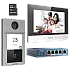 KIT videointerfon pentru o familie, Wi-Fi 2.4Ghz, monitor 7 inch - HIKVISION DS-KIS604-S